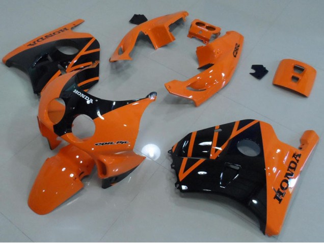 Affordable 1991-1998 Orange Black Honda CBR250RR MC22 Motorcycle Fairings Kit UK