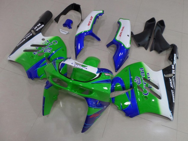 Affordable 1994-1997 Green Corona Kawasaki ZX9R Motorcycle Bodywork UK Affordable 1994-1997 Green Corona Kawasaki ZX9R Motorcycle Bodywork UK