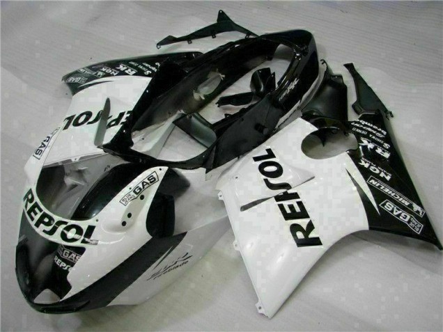 Affordable 1996-2007 White Black Repsol Honda CBR1100XX Replacement Motorcycle Fairings UK Affordable 1996-2007 White Black Repsol Honda CBR1100XX Replacement Motorcycle Fairings UK