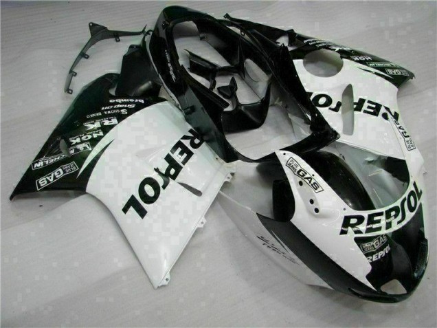 Affordable 1996-2007 White Black Repsol Honda CBR1100XX Replacement Motorcycle Fairings UK Affordable 1996-2007 White Black Repsol Honda CBR1100XX Replacement Motorcycle Fairings UK