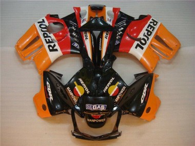 Affordable 1995-1998 Black Orange Repsol Honda CBR600 F3 Motorcycle Fairings Kits UK
