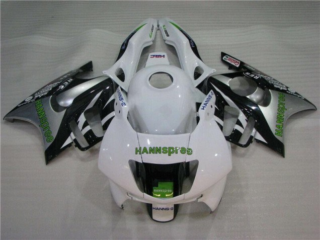 Affordable 1995-1998 White Green Hannspree Honda CBR600 F3 Motorcycle Fairings Kit UK Affordable 1995-1998 White Green Hannspree Honda CBR600 F3 Motorcycle Fairings Kit UK