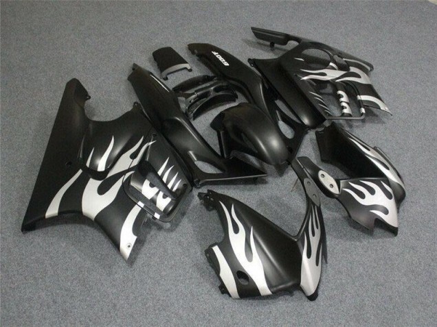 Affordable 1995-1998 Black White Flame Honda CBR600 F3 Motorbike Fairing UK Affordable 1995-1998 Black White Flame Honda CBR600 F3 Motorbike Fairing UK