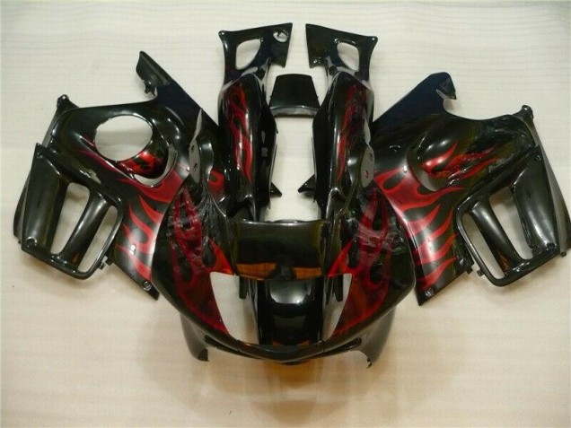 Affordable 1995-1998 Black Red Flame Honda CBR600 F3 Motorcycle Fairing UK Affordable 1995-1998 Black Red Flame Honda CBR600 F3 Motorcycle Fairing UK