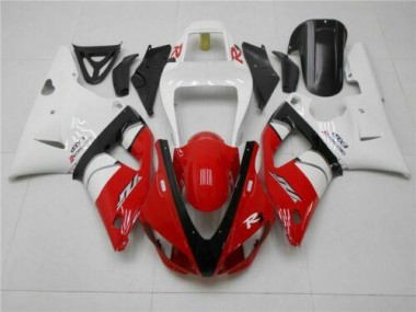 Affordable 1998-1999 Red White Yamaha YZF R1 Motorcycle Replacement Fairings UK