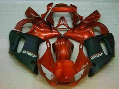 Affordable 1998-2002 Black Brown Yamaha YZF R6 Motor Bike Fairings UK
