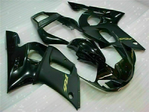 Affordable 1998-2002 Black Yamaha YZF R6 Motorcycle Replacement Fairings UK