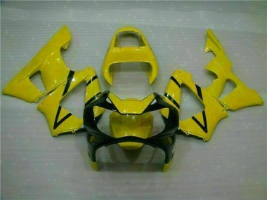 Affordable 2000-2001 Yellow Honda CBR900RR 929RR Motor Bike Fairings UK