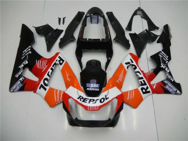 Affordable 2000-2001 Orange Red Black Repsol Honda CBR900RR 929RR Motorbike Fairing Kits UK Affordable 2000-2001 Orange Red Black Repsol Honda CBR900RR 929RR Motorbike Fairing Kits UK