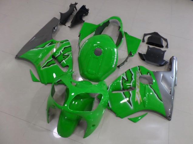 Affordable 2000-2001 Green Flame Kawasaki ZX12R Bike Fairings UK Affordable 2000-2001 Green Flame Kawasaki ZX12R Bike Fairings UK