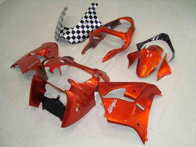 Affordable 2000-2001 Orange Kawasaki ZX9R Motorbike Fairings UK Affordable 2000-2001 Orange Kawasaki ZX9R Motorbike Fairings UK