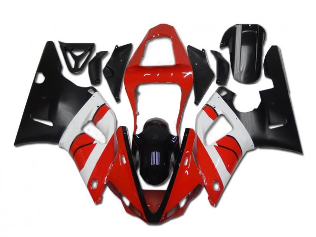 Affordable 2000-2001 Red White Black Yamaha YZF R1 Replacement Fairings UK