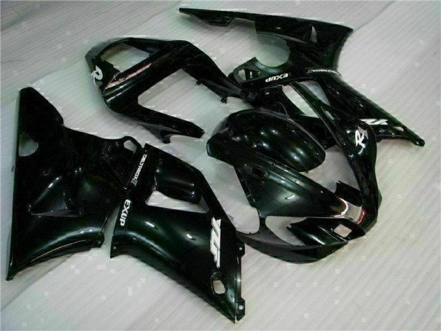 Affordable 2000-2001 Black Yamaha YZF R1 Motorcycle Fairing Kit UK