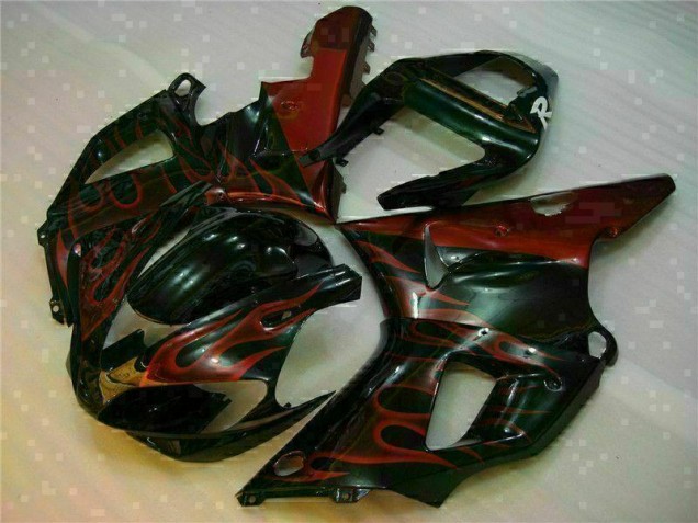 Affordable 2000-2001 Orange Yamaha YZF R1 Bike Fairings UK