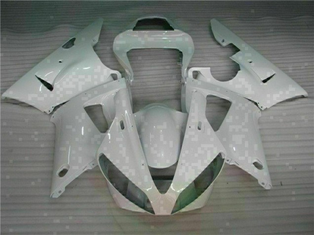 Affordable 2000-2001 White Yamaha YZF R1 Replacement Fairings UK