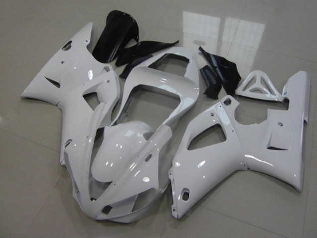 Affordable 2000-2001 Pearl White Yamaha YZF R1 Motor Bike Fairings UK