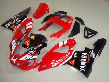 Affordable 2000-2001 Santander Yamaha YZF R1 Motorcycle Fairings Kit UK