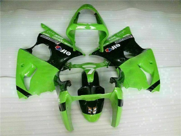 Affordable 2000-2002 Green Black Kawasaki ZX6R Bike Fairings UK Affordable 2000-2002 Green Black Kawasaki ZX6R Bike Fairings UK