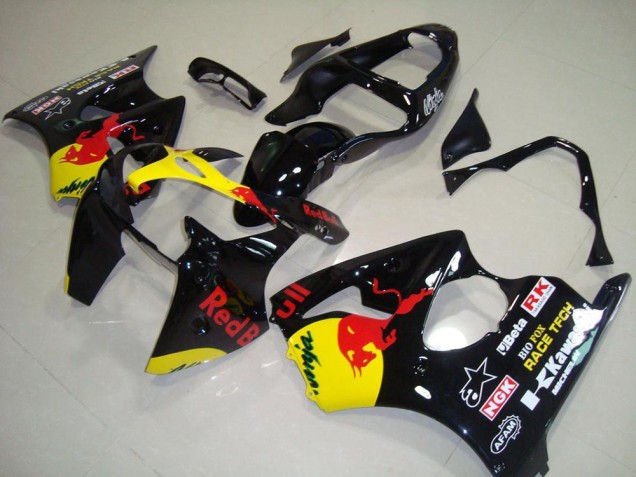 Affordable 2000-2002 Red Bull Kawasaki ZX6R Motorcycle Fairings Kits UK Affordable 2000-2002 Red Bull Kawasaki ZX6R Motorcycle Fairings Kits UK