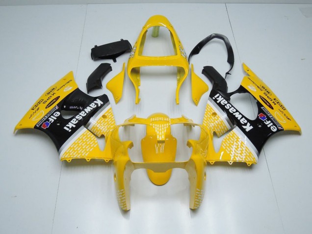 Affordable 2000-2002 Yellow Arrow Kawasaki ZX6R Motorcylce Fairings UK Affordable 2000-2002 Yellow Arrow Kawasaki ZX6R Motorcylce Fairings UK