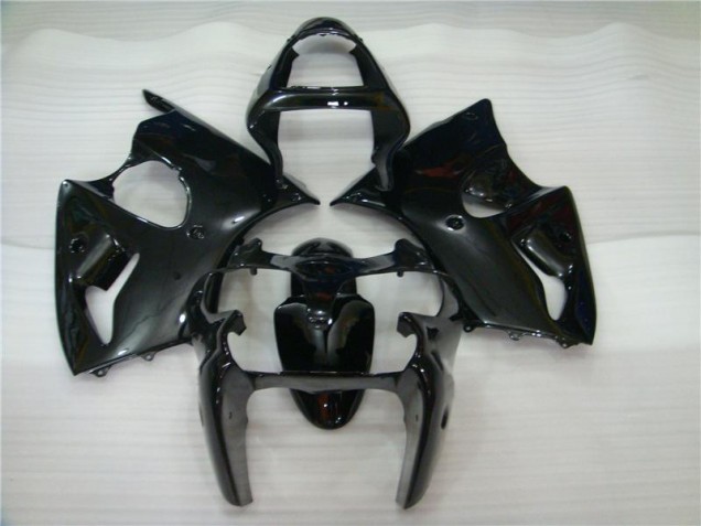 Affordable 2000-2002 Glossy Black Kawasaki ZX6R Motorbike Fairing Kits UK Affordable 2000-2002 Glossy Black Kawasaki ZX6R Motorbike Fairing Kits UK