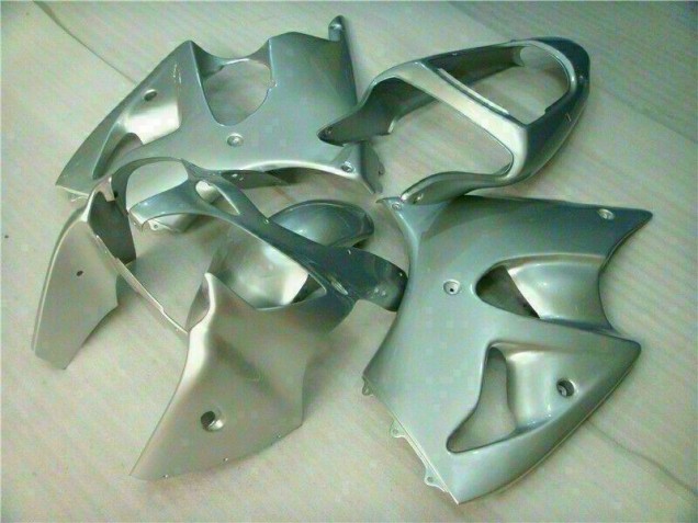 Affordable 2000-2002 Silver Kawasaki ZX6R Replacement Fairings UK Affordable 2000-2002 Silver Kawasaki ZX6R Replacement Fairings UK