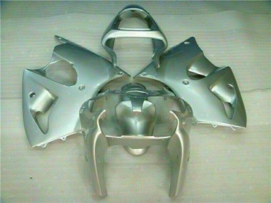 Affordable 2000-2002 Silver Kawasaki ZX6R Replacement Fairings UK