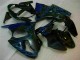 Affordable 2000-2002 Black with Blue Flame Kawasaki ZX6R Motorbike Fairings UK Affordable 2000-2002 Black with Blue Flame Kawasaki ZX6R Motorbike Fairings UK