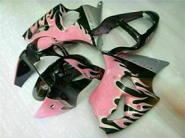 Affordable 2000-2002 Pink Kawasaki ZX6R Motorcycle Fairing UK Affordable 2000-2002 Pink Kawasaki ZX6R Motorcycle Fairing UK