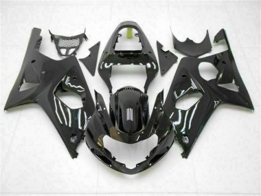Affordable 2000-2002 Glossy Black Suzuki GSXR 1000 Motorbike Fairing UK