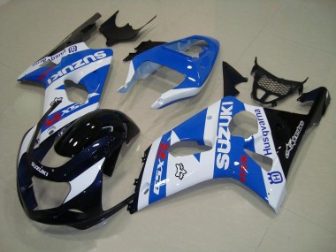 Affordable 2000-2002 Blakc Blue White Suzuki GSXR 1000 Motorcycle Replacement Fairings UK