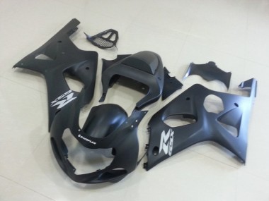Affordable 2000-2002 Matte Black with Silver Gsxr Suzuki GSXR 1000 Motorcycle Fairings Kit UK