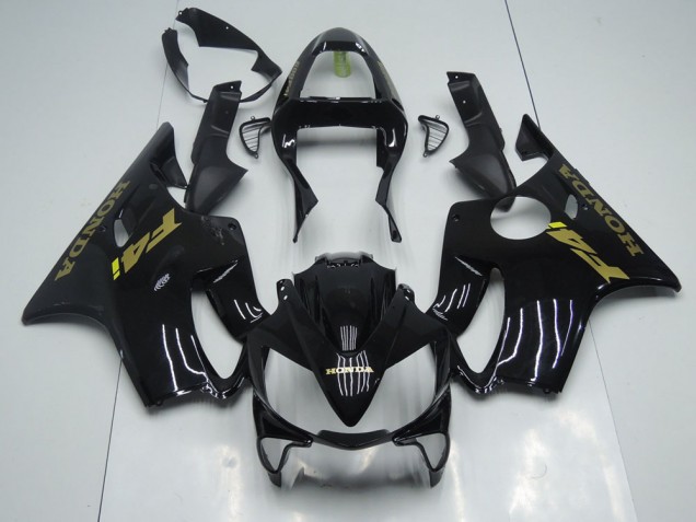 Affordable 2001-2003 Black Gold Honda CBR600 F4i Motorcycle Fairing UK Affordable 2001-2003 Black Gold Honda CBR600 F4i Motorcycle Fairing UK