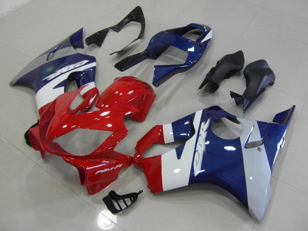 Affordable 2001-2003 Red Blue Silver Honda CBR600 F4i Bike Fairing UK Affordable 2001-2003 Red Blue Silver Honda CBR600 F4i Bike Fairing UK