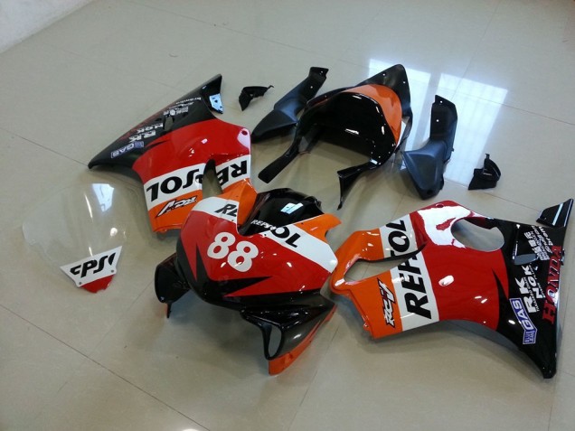 Affordable 2001-2003 Race Repsol 88 Honda CBR600 F4i Motorcyle Fairings UK Affordable 2001-2003 Race Repsol 88 Honda CBR600 F4i Motorcyle Fairings UK