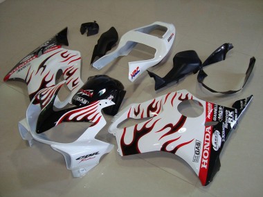Affordable 2001-2003 White Flame Honda CBR600 F4i Motorcylce Fairings UK