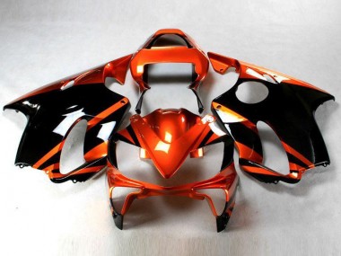 Affordable 2001-2003 Orange Black Honda CBR600 F4i Bike Fairing UK