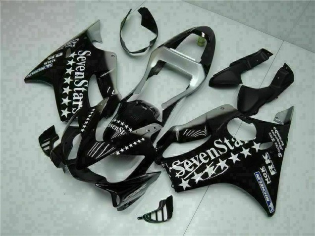 Affordable 2001-2003 Black White Seven Stars Honda CBR600 F4i Bike Fairing UK Affordable 2001-2003 Black White Seven Stars Honda CBR600 F4i Bike Fairing UK