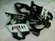 Affordable 2001-2003 White Black West Honda CBR600 F4i Bike Fairings UK Affordable 2001-2003 White Black West Honda CBR600 F4i Bike Fairings UK