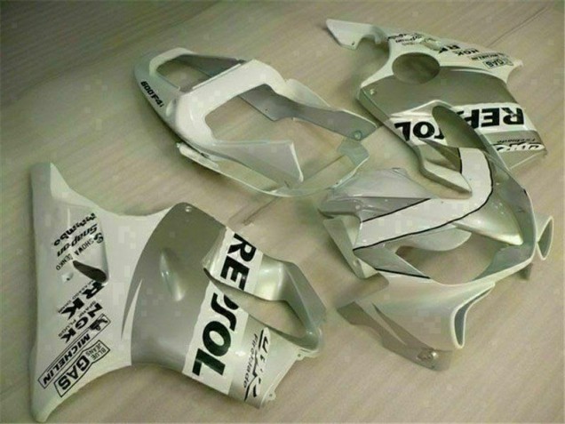 Affordable 2001-2003 White Silver Honda CBR600 F4i Motorbike Fairing Kits UK Affordable 2001-2003 White Silver Honda CBR600 F4i Motorbike Fairing Kits UK