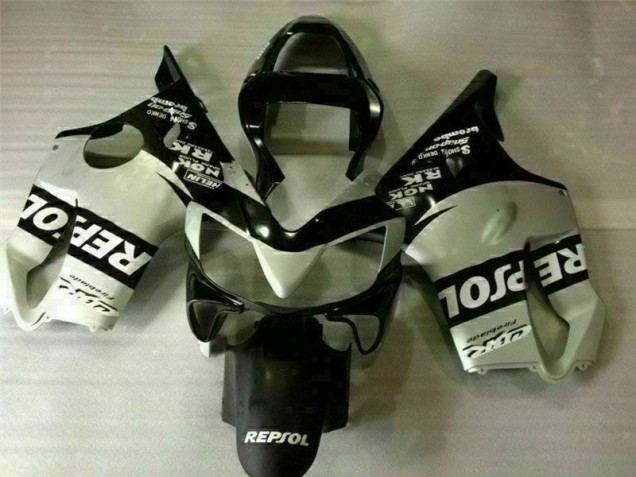 Affordable 2001-2003 Black Silver Repsol Honda CBR600 F4i Motorcycle Replacement Fairings UK Affordable 2001-2003 Black Silver Repsol Honda CBR600 F4i Motorcycle Replacement Fairings UK