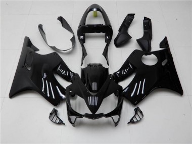 Affordable 2001-2003 Glossy Black Honda CBR600 F4i Motorbike Fairing Kits UK