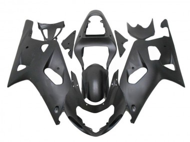 Affordable 2001-2003 Matte Black Suzuki GSXR 600/750 Motorcycle Fairings Kit UK
