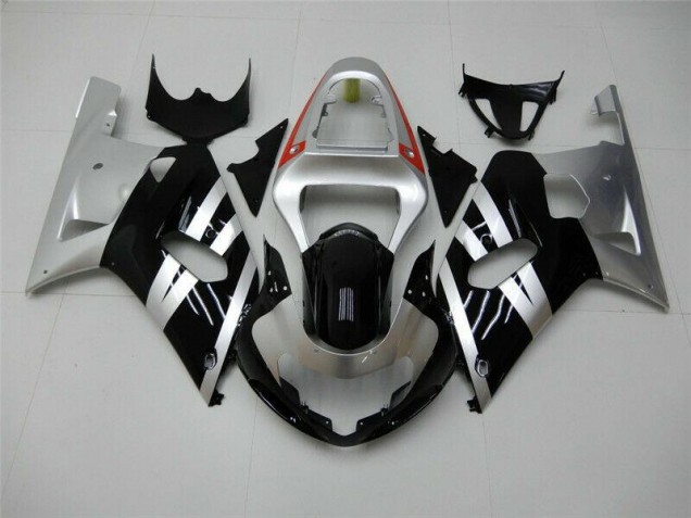 Affordable 2001-2003 Black Silver Suzuki GSXR 600/750 Motorbike Fairing UK Affordable 2001-2003 Black Silver Suzuki GSXR 600/750 Motorbike Fairing UK