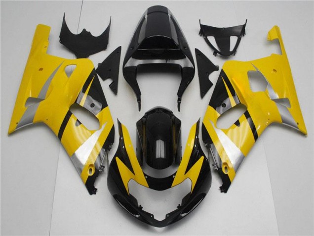 Affordable 2001-2003 Yellow Black Suzuki GSXR 600/750 Bike Fairings UK Affordable 2001-2003 Yellow Black Suzuki GSXR 600/750 Bike Fairings UK
