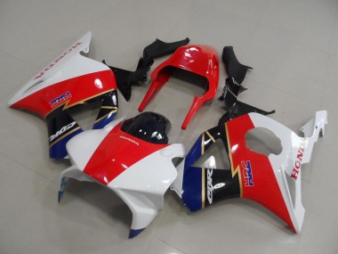 Affordable 2002-2003 Red White Dark Blue Honda CBR900RR 954 Bike Fairing Kit UK