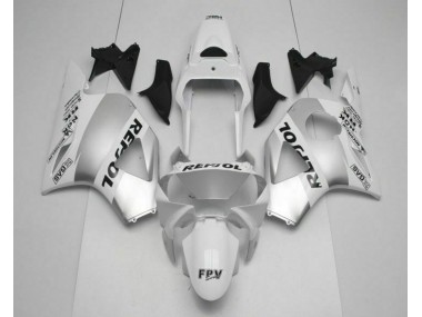 Affordable 2002-2003 White Silver Black Repsol Honda CBR900RR 954RR Motorcycle Replacement Fairings UK