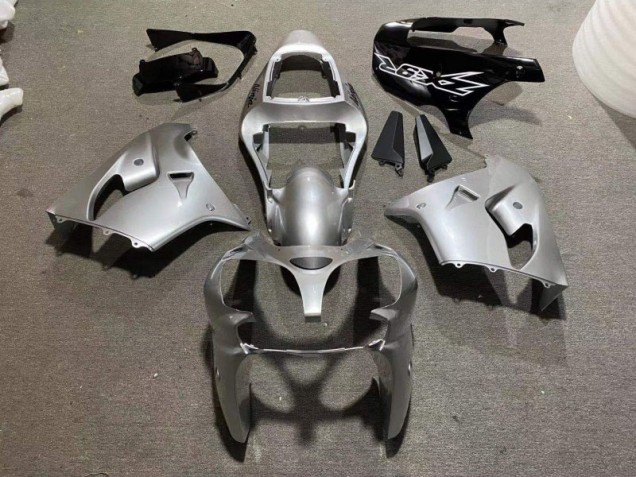 Affordable 2002-2003 Silver Glossy Black Kawasaki ZX9R Motorcycle Fairing Kit UK Affordable 2002-2003 Silver Glossy Black Kawasaki ZX9R Motorcycle Fairing Kit UK
