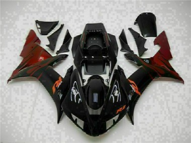Affordable 2002-2003 Black Yamaha YZF R1 Motorcylce Fairings UK