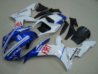 Affordable 2002-2003 Blue White Yamaha YZF R1 Motorcycle Fairings Kit UK